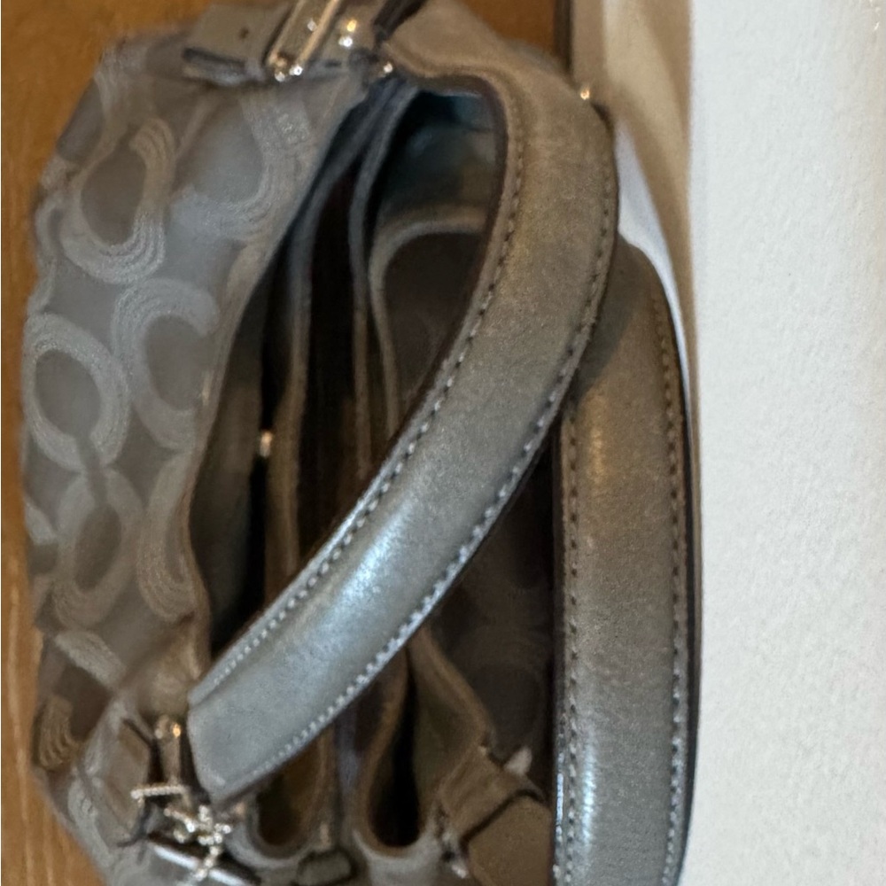 Coach Madison Dotted Op Art Maggie Shoulder Bag - Picture 5 of 10